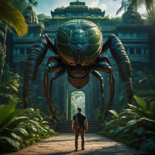 sci fiction illustration,game illustration,arthropod,game art,colony,cg artwork,insect ball,forest beetle,traveller,apiarium,insects,walking spider,insect,scarab,mantis,arthropods,cicada,travelers,entomology,concept art,Photography,General,Fantasy
