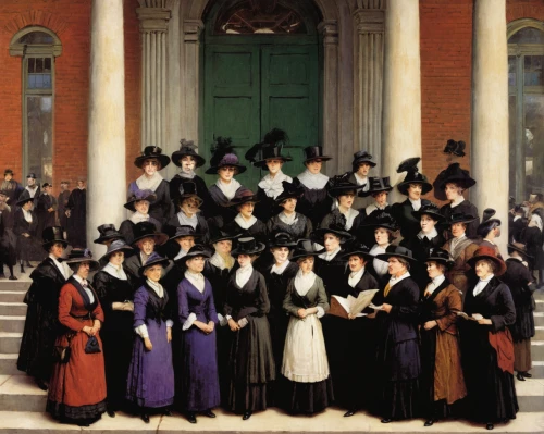 church choir,choral,choir,academic dress,carolers,nuns,procession,chorus,renaissance,choir master,pilgrims,singers,clergy,church painting,woman church,women silhouettes,cd cover,graduate silhouettes,women's novels,the garden society of gothenburg,Art,Classical Oil Painting,Classical Oil Painting 32