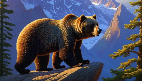 bear guardian,grizzlies,nordic bear,grizzly bear,brown bear,brown bears,grizzly,grizzly cub,great bear,bear,bear kamchatka,kodiak bear,bear market,bears,scandia bear,cute bear,the bears,cub,silvertip fir,american black bear,Illustration,Realistic Fantasy,Realistic Fantasy 26