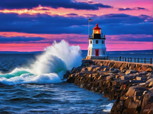 electric lighthouse,red lighthouse,grand haven,lighthouse,light house,great lakes,lake superior,breakwater,crisp point lighthouse,petit minou lighthouse,massachusetts,point lighthouse torch,duluth,maine,lake michigan,cape cod,atlantic,light station,seascapes,seascape,Conceptual Art,Daily,Daily 24