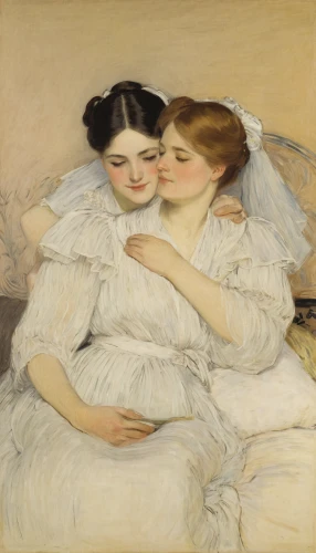 young couple,two girls,mother with child,woman on bed,mother and infant,mother and child,mother with children,young women,amorous,courtship,little girl and mother,lovers,bougereau,mother and daughter,mother kiss,lover's grief,idyll,nursing,mother and children,as a couple,Photography,Documentary Photography,Documentary Photography 05