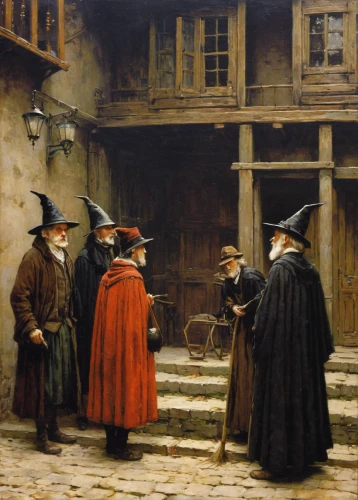 courtship,the sale,conversation,the pied piper of hamelin,pilgrims,carolers,clergy,accusing,tudor,dispute,contemporary witnesses,anachronism,barrister,the listening,partiture,hamelin,appointment,confrontation,accolade,spectator,Art,Classical Oil Painting,Classical Oil Painting 32