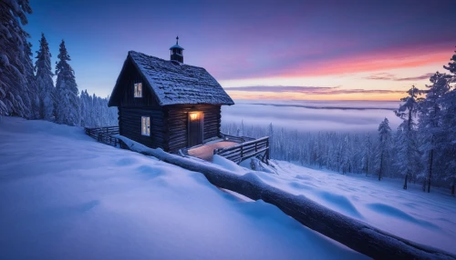 winter house,finnish lapland,snow house,the cabin in the mountains,snow shelter,mountain hut,lapland,northern black forest,snowy landscape,winter landscape,snowhotel,winter magic,house in mountains,snow landscape,winter morning,lonely house,winter dream,log cabin,small cabin,carpathians,Conceptual Art,Daily,Daily 09