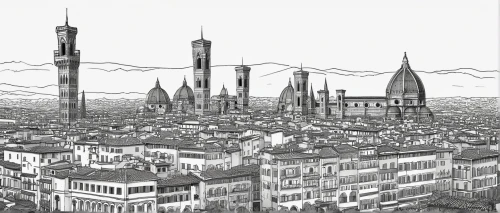 cologne panorama,metropolis,city cities,panoramical,milan,milano,kirrarchitecture,duomo di milano,city panorama,mole antonelliana,metropolises,city of münster,city buildings,cities,de ville,city skyline,modena,frankfurt,barcelona,cityscape,Illustration,Black and White,Black and White 14