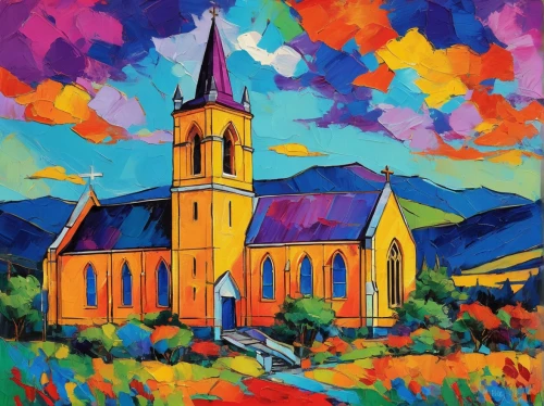 church painting,fredric church,church,black church,church bells,church faith,churches,francis church,the black church,notre dame de sénanque,steeple,little church,cathedral,st walburg,houston methodist,gothic church,the church,church of christ,church religion,evangelical cathedral,Conceptual Art,Oil color,Oil Color 25