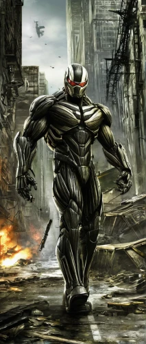 war machine,steel man,kryptarum-the bumble bee,robot combat,megatron,biomechanical,doomsday,lopushok,prowl,sci fiction illustration,bane,spartan,walking man,silver surfer,cyborg,cybernetics,droid,sci fi,humanoid,war zone,Art,Artistic Painting,Artistic Painting 01