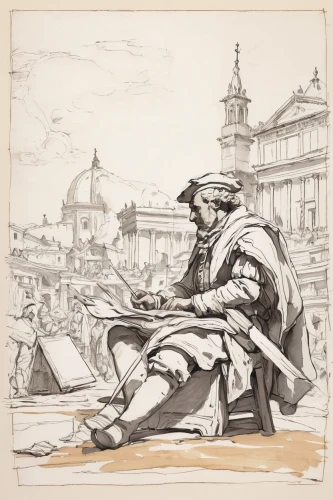 rome 2,gondolier,the roman centurion,the carnival of venice,male poses for drawing,florentine,roman soldier,vittoriano,piazza navona,drawing course,eternal city,italian painter,advertising figure,man with umbrella,hispania rome,st mark's square,venetian,saint mark,vintage drawing,barberini,Art,Classical Oil Painting,Classical Oil Painting 40