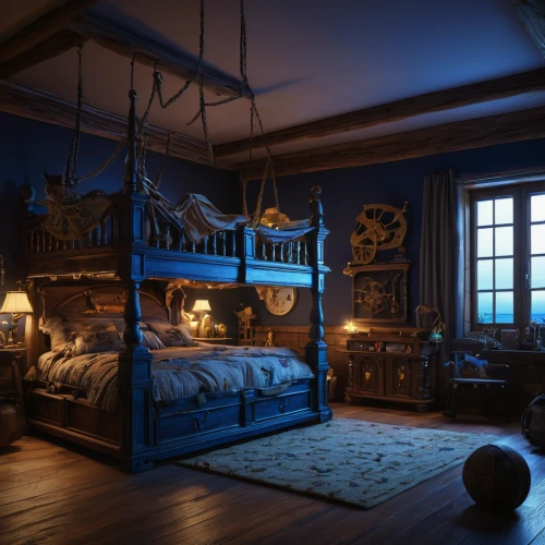 ornate room,blue room,sleeping room,children's bedroom,four poster,great room,bedroom,the little girl's room,four-poster,danish room,blue lamp,rooms,attic,victorian,boy's room picture,wade rooms,victorian style,abandoned room,blue pillow,dolls houses,Photography,General,Natural