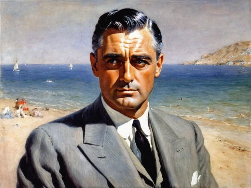 cary grant,gregory peck,man at the sea,cimarrón uruguayo,george paris,13 august 1961,man with umbrella,official portrait,casement,jack roosevelt robinson,charles de gaulle,pompadour,men's suit,gentleman icons,ervin hervé-lóránth,portrait,kos,alejandro vergara blanco,1952,uomo vitruviano,Art,Classical Oil Painting,Classical Oil Painting 13