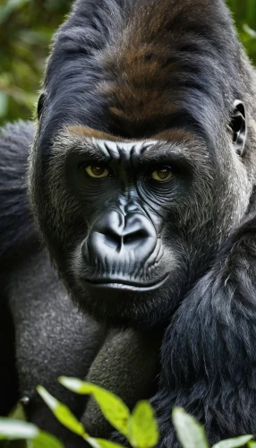 gorilla,silverback,ape,primate,siamang,orangutan,great apes,common chimpanzee,orang utan,langur,kong,bonobo,chimpanzee,uganda,endangered specie,chimp,gibbon 5,uakari,congo,gorilla soldier,Conceptual Art,Oil color,Oil Color 03