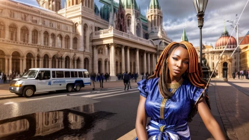 nigeria woman,city ​​portrait,image manipulation,african woman,travel woman,world digital painting,girl in a historic way,city scape,digital compositing,globe trotter,addis ababa,photomanipulation,moscow 3,photo manipulation,artificial hair integrations,nigeria,african art,african american woman,african culture,moscow city