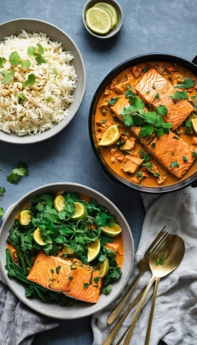 asian soups,thai curry,red curry,basmati rice,salmon fillet,rice with seafood,moqueca,paneer,chicken tikka masala,nepalese cuisine,kare - kare,kare-kare,stir fried fish with sweet chili,arborio rice,yellow curry,massaman curry,basmati,seafood in sour sauce,butter chicken,indian chinese cuisine,Photography,Documentary Photography,Documentary Photography 18