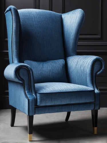 wing chair,armchair,mazarine blue,upholstery,hauhechel blue,settee,chalkhill blue,chaise longue,chaise lounge,club chair,chaise,danish furniture,slipcover,loveseat,chair,seating furniture,tailor seat,recliner,blue pillow,soft furniture,Photography,Fashion Photography,Fashion Photography 09