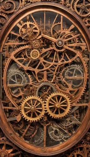 steampunk gears,clockmaker,wooden wheel,cogwheel,cogs,clockwork,steampunk,gears,cog wheels,old clock,grandfather clock,ship's wheel,mechanical puzzle,cog,longcase clock,astronomical clock,old wooden wheel,wood carving,wall clock,watchmaker,Illustration,Realistic Fantasy,Realistic Fantasy 13