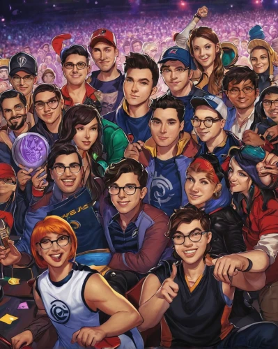 cartoon people,artists of stars,vector people,geek pride day,hero academy,cg artwork,group photo,the fan's background,april fools day background,community connection,would a background,mario bros,fan art,assemble,carbossiterapia,team-spirit,baseball team,super mario brothers,group of people,gamers,Illustration,American Style,American Style 05