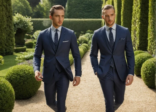 men's suit,grooms,suits,suit trousers,wedding suit,bushes,bridegroom,suit of spades,prussian asparagus,garden of eden,navy suit,men's wear,hydrangeas,aa,hedge,men clothes,mazarine blue,beatenberg,hollandaise sauce,businessmen,Art,Classical Oil Painting,Classical Oil Painting 36