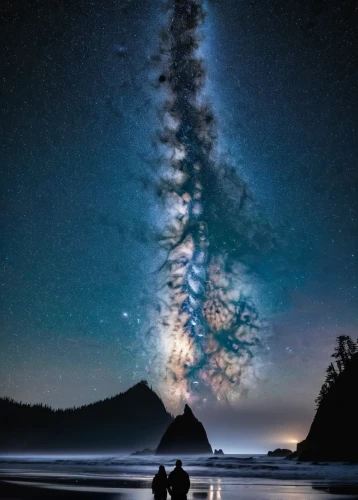 the milky way,astronomy,tofino,milky way,stargazing,astronomers,the night sky,ruby beach,milkyway,the moon and the stars,night sky,astrophotography,starry night,starry sky,celestial phenomenon,meteor shower,the universe,galaxy collision,vancouver island,oregon,Illustration,Black and White,Black and White 33