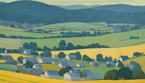 braque d'auvergne,olle gill,george russell,1926,ardennes,1925,yellow grass,linden,grant wood,emmental,pieniny,graeme strom,alpine pastures,hayfield,1929,vaud,martin fisher,carol colman,shaftesbury,gruyere,Conceptual Art,Oil color,Oil Color 16