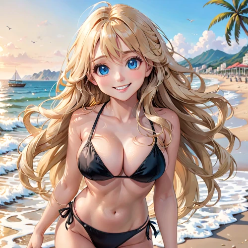 beach background,summer background,nami,honolulu,beach scenery,sanya,aloha,coconuts on the beach,anime 3d,tamarama,summer swimsuit,beautiful beach,alania,yang,ocean background,ashitaba,erika,a200,san,maya,Anime,Anime,General