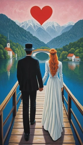 romantic scene,young couple,couple in love,love bridge,two people,wedding couple,as a couple,honeymoon,vintage man and woman,man and wife,loving couple sunrise,heart in hand,love couple,oil painting on canvas,land love,romantic portrait,the luv path,love in air,travel poster,two hearts,Art,Artistic Painting,Artistic Painting 06