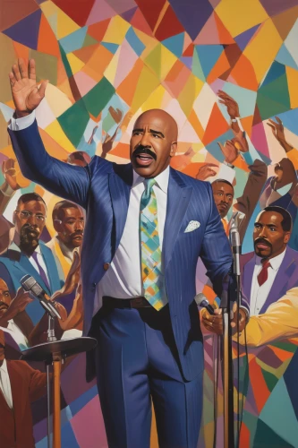 a black man on a suit,church painting,marsalis,martin luther king jr,martin luther king,black businessman,mural,keith-albee theatre,oil on canvas,gospel music,harlem,gentleman icons,jack roosevelt robinson,walt,gospel,baltimore,preachers,oil painting on canvas,clyde puffer,pastor,Art,Artistic Painting,Artistic Painting 41