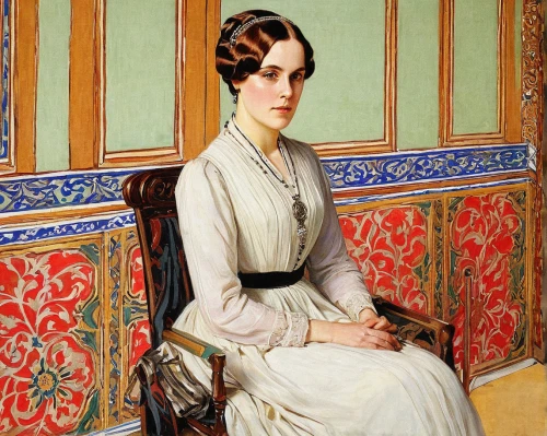 woman sitting,portrait of a woman,portrait of a girl,jane austen,young woman,in seated position,lilian gish - female,barbara millicent roberts,art nouveau,ethel barrymore - female,charlotte cushman,la violetta,july 1888,young lady,spectator,millicent fawcett,girl sitting,girl in a long dress,woman at cafe,woman on bed,Art,Classical Oil Painting,Classical Oil Painting 42