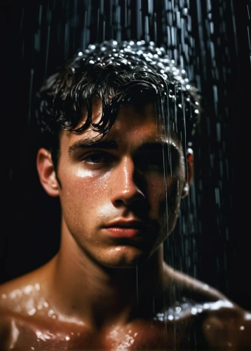 photoshoot with water,wet,drenched,shower,wet body,splash photography,your hands are wet,shower of sparks,bath oil,wet smartphone,the man in the water,rain shower,swimmer,male model,water splashes,spark of shower,portrait photography,shower head,in water,bathe,Unique,3D,Toy