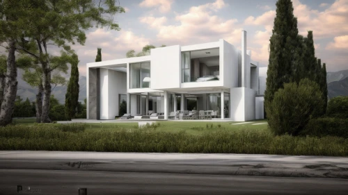 modern house,3d rendering,modern architecture,render,cubic house,cube house,frame house,residential house,dunes house,3d render,villa,mid century house,luxury property,contemporary,house shape,beautiful home,model house,luxury home,stucco frame,modern style,Architecture,Villa Residence,Modern,Minimalist Simplicity