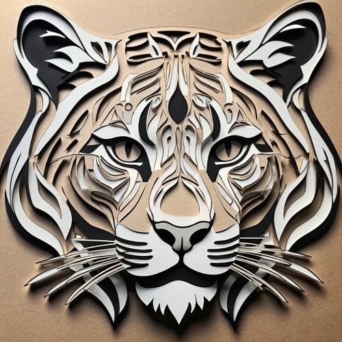 automotive decal,tiger png,tiger,vector graphic,tigers,tiger head,bengal tiger,adobe illustrator,type royal tiger,wood carving,vector graphics,a tiger,vector illustration,car badge,tigerle,siberian tiger,vector design,vector image,asian tiger,bengal,Unique,Paper Cuts,Paper Cuts 04