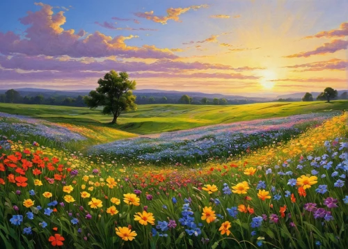 meadow landscape,meadow in pastel,flower meadow,flower field,blooming field,blanket of flowers,field of flowers,spring meadow,flowers field,flowering meadow,splendor of flowers,landscape background,springtime background,summer meadow,spring morning,tulips field,spring background,beautiful landscape,nature landscape,tulip field,Illustration,Black and White,Black and White 26