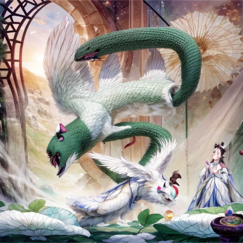 dragon li,fantasy picture,chinese dragon,green dragon,3d fantasy,dragon of earth,dragon boat,trumpet of the swan,fantasy art,mermaid background,chinese art,dragon,chinese water dragon,dragon bridge,wyrm,dragons,fairy tale character,children's fairy tale,water-the sword lily,quetzal