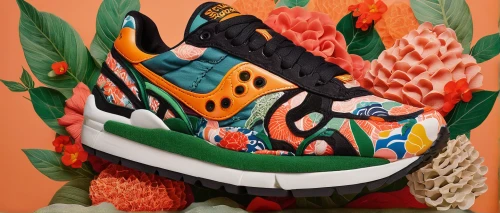 tisci,garden shoe,tropics,climbing shoe,gazelles,sneakers,hand-painted,safaris,tropical jungle,safari,multicolor,orange jasmines,hiking shoe,mandarin sundae,tropical,hand painted,botanical print,sneaker,running shoe,adidas,Photography,Fashion Photography,Fashion Photography 24