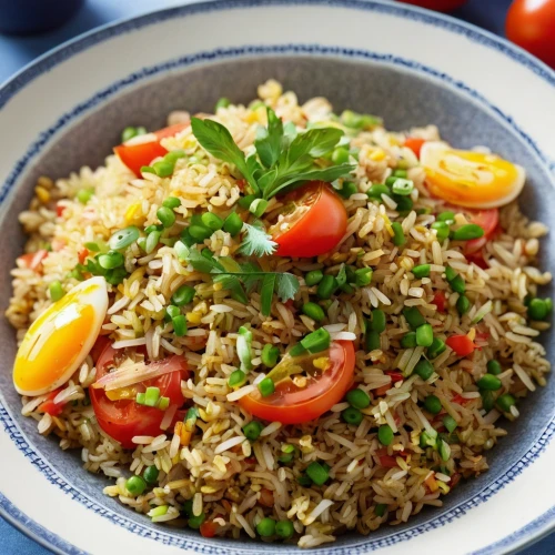 spiced rice,basmati rice,thai fried rice,saffron rice,freekeh,nasi goreng,yeung chow fried rice,basmati,prawn fried rice,arroz a la valenciana,pilaf,brown rice,spanish rice,kabsa,arroz con pollo,arborio rice,lemon rice,orzo,rice dish,khichdi,Art,Artistic Painting,Artistic Painting 33