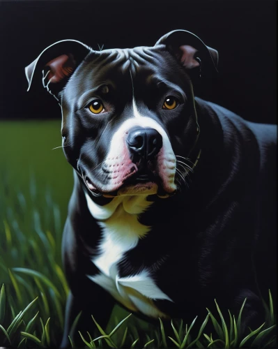 staffordshire bull terrier,blue staffordshire bull terrier,american pit bull terrier,american staffordshire terrier,renascence bulldogge,pit bull,bulbull,dorset olde tyme bulldogge,olde english bulldogge,pet portrait,american bulldog,bandog,dog illustration,australian bulldog,custom portrait,bruno jura hound,boston terrier,catahoula bulldog,animal portrait,bull terrier (miniature),Art,Artistic Painting,Artistic Painting 30