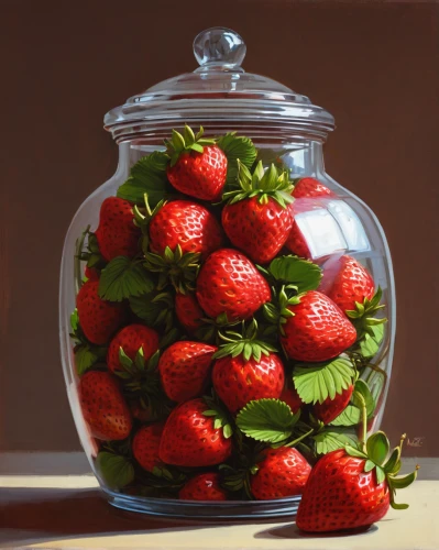 strawberries,strawberry,glass jar,red strawberry,salad of strawberries,strawberry plant,strawberry ripe,strawberries in a bowl,strawberry tree,jar,summer still-life,mock strawberry,empty jar,virginia strawberry,strawberry jam,summer fruit,lolly jar,fresh fruits,berry fruit,fresh berries,Conceptual Art,Fantasy,Fantasy 09