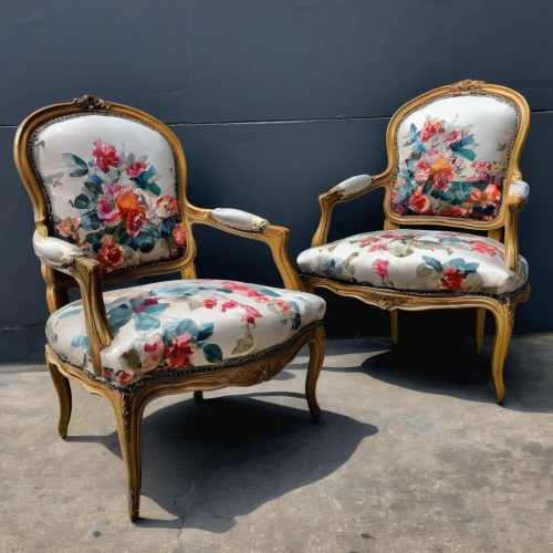 floral chair,vintage floral,wing chair,antique furniture,upholstery,shabby-chic,vintage flowers,shabby chic,garden furniture,patio furniture,armchair,sofa set,danish furniture,antique style,seating furniture,retro flowers,settee,chairs,vintage china,floral with cappuccino,Illustration,Paper based,Paper Based 04