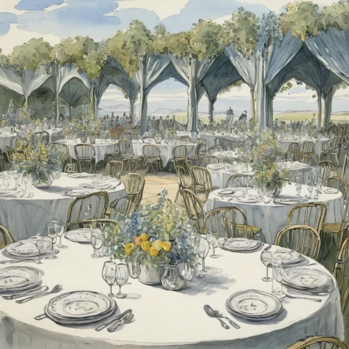 event tent,exclusive banquet,tablescape,marquees,place setting,wedding banquet,circus tent,chiavari chair,place cards,long table,caterer,table arrangement,knight tent,garden party,carnival tent,the garden society of gothenburg,vintage china,arlington park,indian tent,gleneagles hotel,Illustration,Black and White,Black and White 29