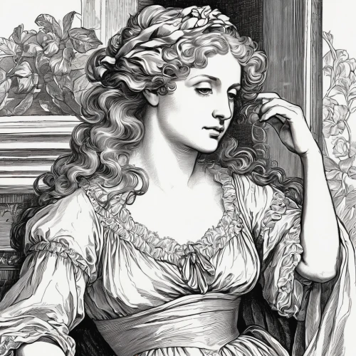 jane austen,queen anne,portrait of a girl,portrait of a woman,female portrait,elizabeth nesbit,elizabeth i,old elisabeth,venetia,young lady,vintage female portrait,isabella grapes,la violetta,jessamine,riopa fernandi,angelica,lacerta,artemisia,young woman,portrait of christi,Illustration,American Style,American Style 04