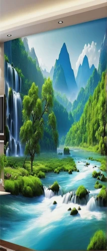 landscape background,cartoon video game background,projection screen,chinese screen,wall painting,mountain scene,3d background,shower curtain,wall decoration,fantasy landscape,river landscape,3d fantasy,futuristic landscape,aquarium decor,flat panel display,background view nature,mountainous landscape,murals,background vector,meticulous painting,Conceptual Art,Sci-Fi,Sci-Fi 11