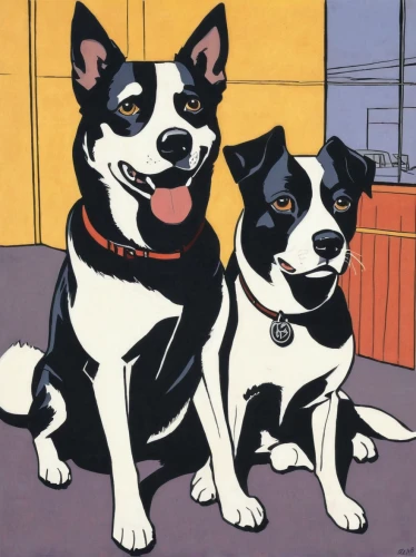 two dogs,color dogs,huskies,dog siblings,three dogs,doggies,corgis,bull and terrier,two running dogs,dog illustration,rescue dogs,young dogs,lilo,dog frame,dog drawing,hound dogs,raging dogs,scotty dogs,dogs,dog cartoon,Illustration,American Style,American Style 09