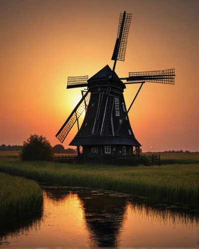 dutch windmill,dutch mill,dutch landscape,the netherlands,holland,netherlands,windmill,north holland,the windmills,windmills,dutch,polder,historic windmill,wind mill,kinderdijk,old windmill,nederland,wind mills,friesland,mill,Art,Classical Oil Painting,Classical Oil Painting 10