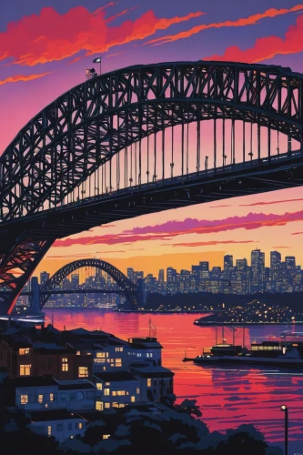 sydney skyline,harbour bridge,sydney harbour bridge,sydney harbor bridge,sydney bridge,sydneyharbour,sydney harbour,sydney outlook,sydney,sydney australia,view over sydney,milsons point,harbor bridge,nsw,north sydney,australia,new south wales,opera house sydney,rainbow bridge,gladesville bridge,Conceptual Art,Fantasy,Fantasy 32