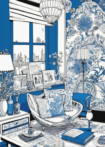 blue and white porcelain,blue room,blue and white china,blue and white,mazarine blue,white and blue china,damask,blue painting,damask paper,blue lamp,blue white,damask background,majorelle blue,cool woodblock images,shades of blue,jasmine blue,cobalt blue,royal blue,chinaware,background pattern,Illustration,American Style,American Style 13