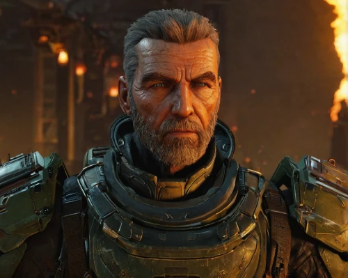 cable,shepard,mercenary,snake's head,gara,male character,terminator,scorch,admiral von tromp,game character,war machine,warlord,caesar cut,2080ti graphics card,icon,caesar,daddy,infiltrator,the face of god,apollofalter,Conceptual Art,Sci-Fi,Sci-Fi 20