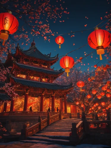 chinese lanterns,lanterns,mid-autumn festival,spring festival,japanese paper lanterns,chinese temple,fairy lanterns,chinese lantern,chinese art,red lantern,illuminated lantern,chinese architecture,oriental painting,xi'an,winter festival,hall of supreme harmony,chinese clouds,japanese sakura background,angel lanterns,chinese background,Photography,General,Fantasy