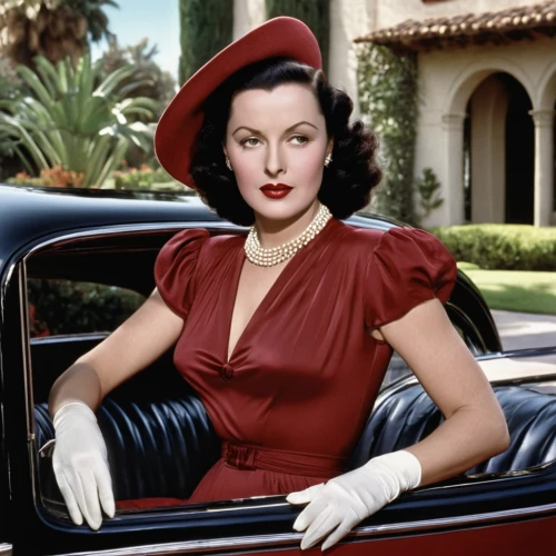 hedy lamarr-hollywood,hedy lamarr,jane russell-female,jane russell,maureen o'hara - female,gene tierney,packard patrician,joan crawford-hollywood,dita,olivia de havilland,gena rolands-hollywood,chrysler airflow,lady in red,ann margarett-hollywood,1950s,red magnolia,packard sedan,duesenberg,vintage 1950s,vampira,Photography,General,Natural