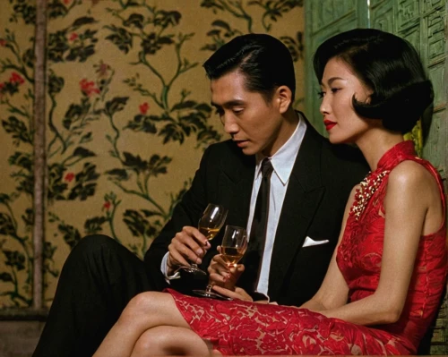 vintage man and woman,vintage asian,man in red dress,spy visual,roaring twenties couple,wedding banquet,model years 1960-63,vietnam's,mobster couple,dongfang meiren,great gatsby,13 august 1961,singapore sling,vintage boy and girl,vanity fair,the h'mong people,classic cocktail,rear window,50's style,saigon,Art,Artistic Painting,Artistic Painting 01