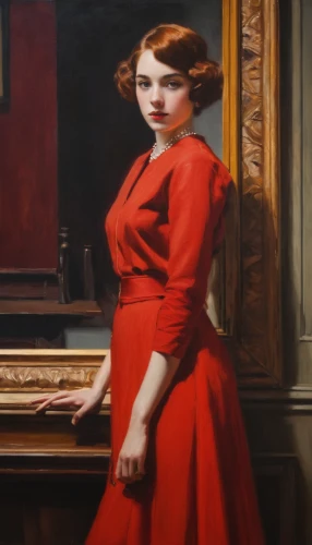 man in red dress,lady in red,girl in red dress,lilian gish - female,girl in a long dress,girl with cloth,a girl in a dress,portrait of a girl,red coat,red gown,young woman,girl with bread-and-butter,the magdalene,shades of red,art deco woman,girl in cloth,italian painter,girl in a long,red magnolia,portrait of a woman,Conceptual Art,Sci-Fi,Sci-Fi 25