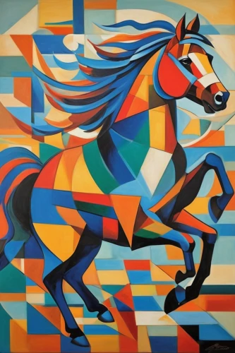 colorful horse,painted horse,horse running,equine,racehorse,two-horses,galloping,laughing horse,fire horse,carnival horse,horses,horse,pegaso iberia,a horse,carousel horse,gallop,equines,pegasus,thoroughbred,equestrian,Art,Artistic Painting,Artistic Painting 45