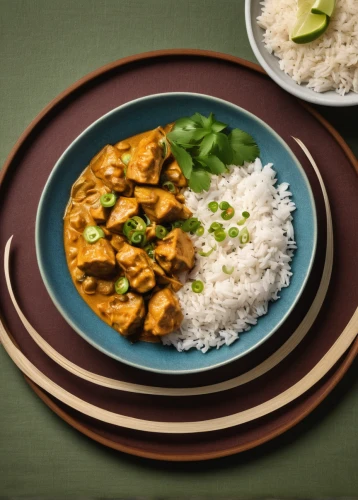 chicken tikka masala,thai curry,red curry,butter chicken,massaman curry,yellow curry,chicken paprikash,chicken marengo,étouffée,moqueca,paneer,basmati rice,indian chinese cuisine,kung pao chicken,korma,nepalese cuisine,kare-kare,kare - kare,chana masala,peanut sauce,Illustration,Retro,Retro 05